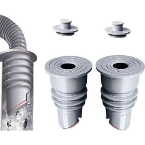 Bouchon Anti Odeur Machine à Laver, 35-40mm Oint de Tuyau de Machine à Laver, Bouchon D'Étanchéité(2PCS) (1/4)