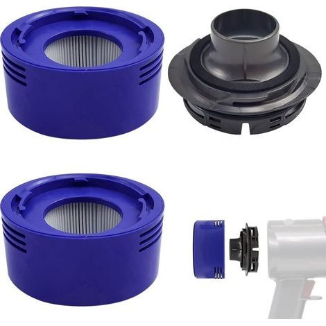 Kit di post-filtro in 3 pezzi per aspirapolvere Dyson V7 V8 Absolute, ricambi Dyson con coperchio motore posteriore (3) (1/5)