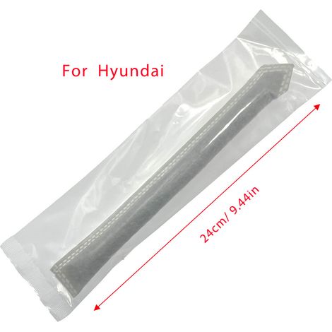 Sac déshydratant interne pour condenseur de climatisation automobile, grille de dissipation de chaleur, bande déshydratante, compatible avec Kia et Hyundai (24 cm).