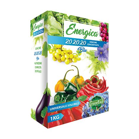CONCIME POLVERE BLU 20.20.20 ENERGICA - KG 1- 6 pezzi