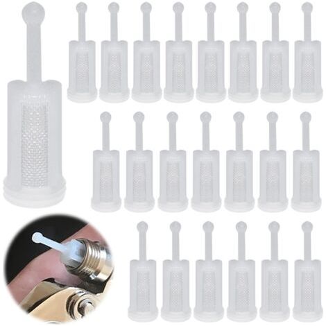 50 Pièces Filtre à Pulvérisation par Gravité Pistolets à Gravité Universels Crépine de Peinture pour Pistolet Filtre HVLP Pistolet Pulvérisateur a Alimentation par Gravité Jetable (1/5)