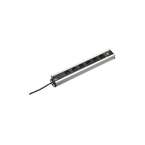 Bachmann HANDWERKERLEISTE 6xCEE7/3 1xSchalter 2,0m CEE7/7 300.008 (1/2)
