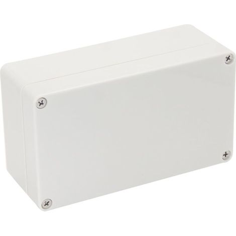 IP65 Wasserdichte Anschlussdose, elektrisches Gehäuse aus ABS-Kunststoff, Netzteilbox für Elektronik-Bastelprojekte, Weiß (150 x 150 x 120 mm)
