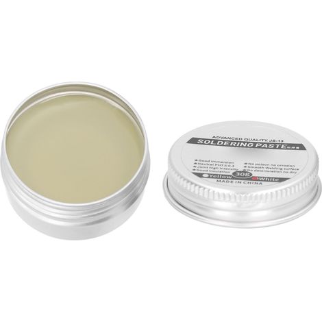 Pâte à braser à la colophane blanche, de haute qualité, basse température et sans nettoyage, 30 g (1/5)