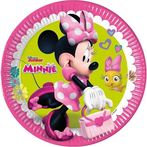 Piatti di carta Minnie Happy Helpers, 23 cm, 8 pezzi