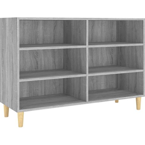 Credenza buffet cassettiera mobile contenitore organizer cucina soggiorno salonsonoma 103,5 x 35 x 70 cm pannelli compositi grigio 020036275