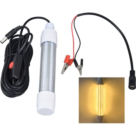 Angellampe mit 126 LEDs, wasserdicht nach IP68, 1000 lm, tauchfähig