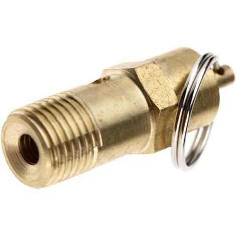 Soupape de sécurité 1/4 pouce BSP, pressostat pour compresseur d'air, 145 psi, 10 bar, laiton PIECE DETACHEE DE COMPRESSEUR (1/5)