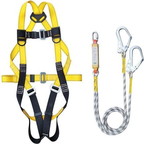 Ineasicer fall arrest kit. Harness with 2 attachment points (dorsal and thoracic, and a support belt) (1/2)