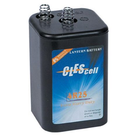 BATTERIA 6V P/LAMPEGGIANTE CANTIERE