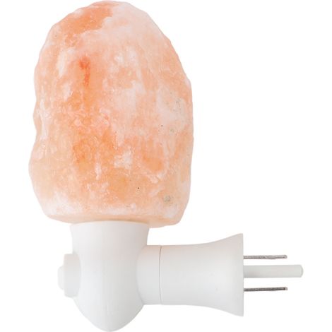 Lampe en sel de l'Himalaya sans fil, lumière chaude apaisante, cristal rose naturel, décoration zen pour chambre et salon (1/5)
