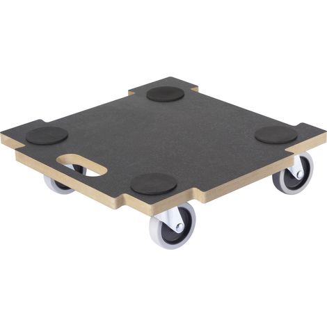 TOOLCRAFT TO-10748217 Erweiterbare Plateau à roulettes MDF Charge max: 200 kg 390 mm x 390 mm x 110