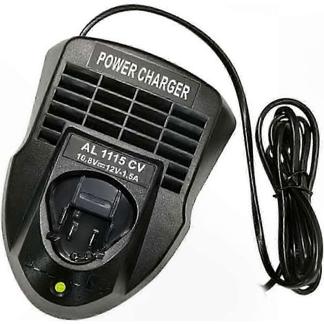 Chargeur de Batterie Lithium-ion 10,8V 12V pour Perceuse Visseuse Sans Fil, Adaptateur UE, Remplacement Universel pour Plusieurs Modèles d'Outils Électroportatifs (1/4)