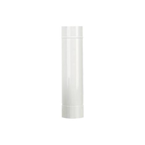 12 x TUBO PORCELLANATO D 10 X H  50CM BIANCO CLASSIC