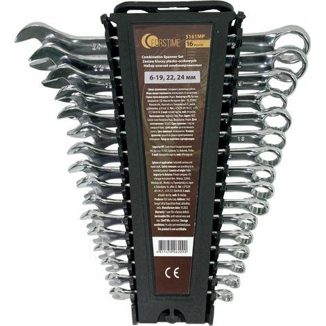 Satz mit 6-24-mm-Kombinationsschlüsseln, 16-teilig (1/4)