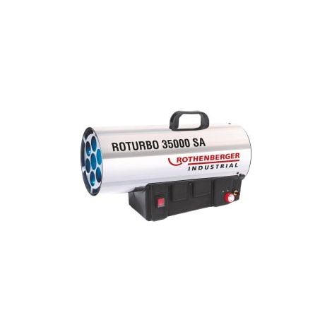 ROTHENBERGER Industrial Heizkanone ROTURBO 35000SA mit Piezo inkl. Schlauch & Regler - 1500000364