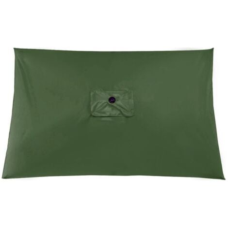 Protecteur imperméable de couverture de parapluie de jardin, couvertures extérieures de pluie de Patio,Vert foncé sans porte-parapluie (1/5)