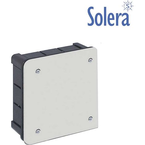 Boîte 100x100x45 couvercle blanc avec vis SOLERA 362