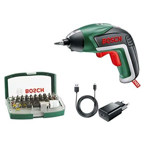 BOSCH IXO V Schrauber 3,6V LI-ION AKKU + RAINBOW SET