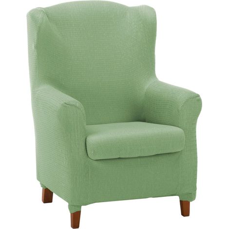 Housse de Fauteuil à Oreilles Duplex matelassée et Ultra-ajustée Housse de Fauteuil à Oreilles Duplex Extensible, Couleur Mus 100% fabriquée en Espagne (1/3)