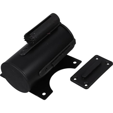 Barrière Murale Rétractable Design Escamotable Polyvalent en Acier Inoxydable avec Ceinture Nylon Noire pour Chantiers et Extérieur (1/5)