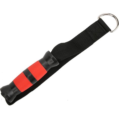 Poignées pour élastiques de résistance, musculation, poignées de traction robustes, équipement de fitness et d'entraînement en salle de sport, rouge (1/5)
