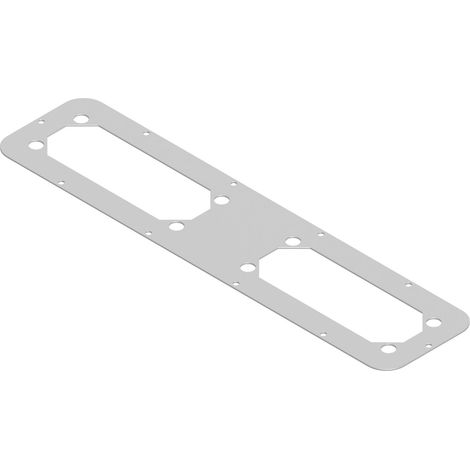 Spacial - plaque passe-câbles - 2xFL21 - pour coffret S3D - acier - 545x130mm - NSYTLF2FL