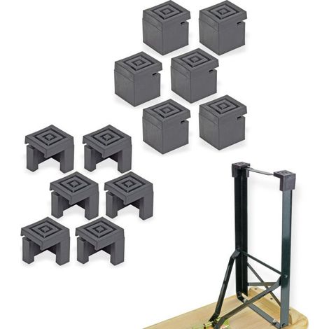 Protections caoutchouc pour pieds de table et banc de brasserie