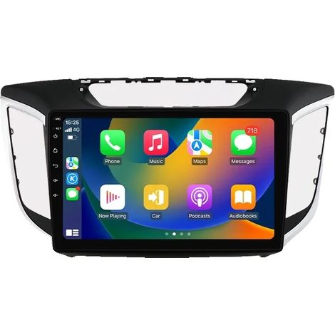 Sistema multimediale per auto, touchscreen, compatibile con Hyundai Creta IX25 2015-2019, P2-CP AI AHDC6 (1/2)