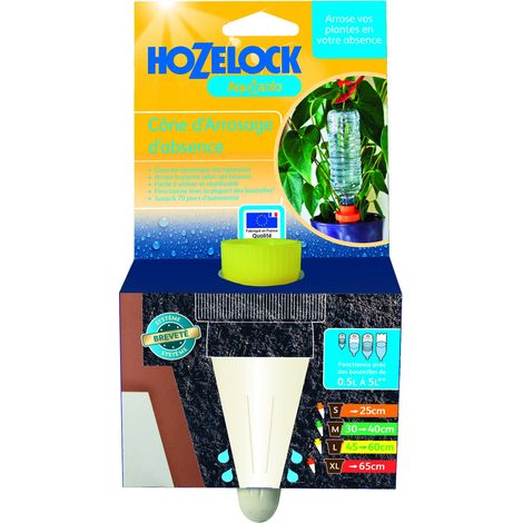 Système d'Arrosage Goutte-à-Goutte Autonome - Taille L (x1) : Arrosage d'Absence, Idéal pour Plante en Pot, Jardinière, Fleurs et Potager, Cône Jaune en Céramique [2712 3465] (1/5)