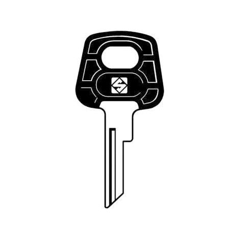 Chiave Auto Fiat BH4P Silca Acciaio Nichelato 5 Pezzi