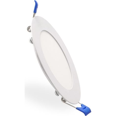 IluminaShop - Downlight panel LED circular 6W  Blanco Calido 3000K (1/2)