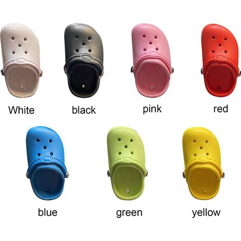 [Ander Online] (Crocs rouges) Accessoires auto : décoration pour grilles d’aération, parfum d’ambiance, diffuseur de parfum, mini Crocs, y compris des pierres parfumées et des accessoires pour l’intér (1/5)