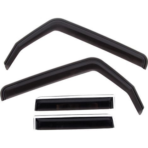 Pare-soleil anti-pluie pour vitres latérales Jeep Wrangler JL 4 portes 2018-2020 - Déflecteur de fenêtre (1/5)
