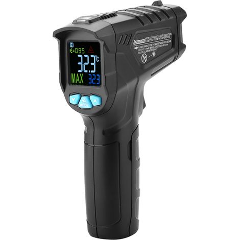 Thermomètre infrarouge numérique sans contact MESTEK IR01A/IR01B/IR01C avec écran LCD (1/5)