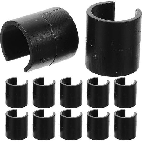 Clips de fixation pour mât de drapeau résistants au vent, matériau ABS, clips de fixation pour mât de drapeau de jardin, lot de 12. (1/5)