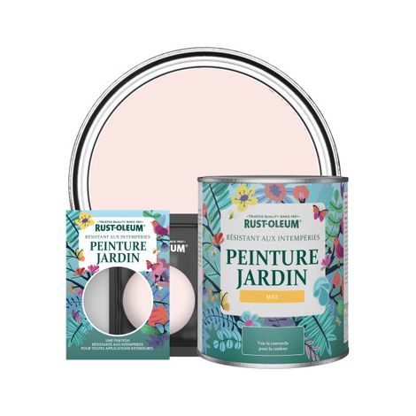 Peinture Jardin, Finition Mat - Vanille Fraise (1/3)