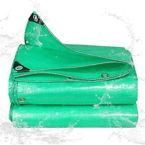Bâche de protection extérieure (2 m x 5 m) résistante, légère, imperméable - Bâche de protection avec œillets (1/5)