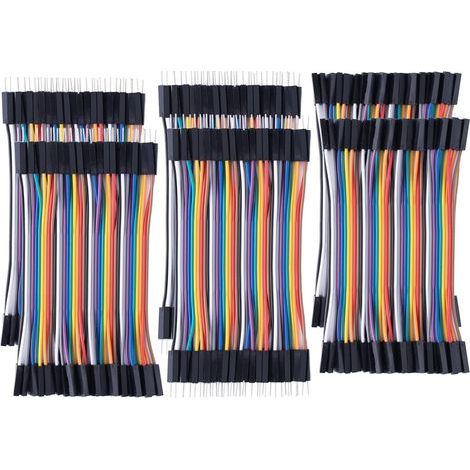 240 10CM PVC Jumper Cables for Breadboard Arduino Raspberry Pi (1/5)