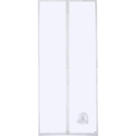 Joint de porte HOOMEE pour climatiseurs mobiles avec rallonge de tuyau cousue pour une performance de refroidissement optimale, une consommation d'énergie réduite, avec fermeture Éclair, 90x210cm (1/5)