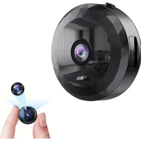 Mini Caméra Cachée Magnétique 1080P - Support Pivotant 360° - Vision à Distance - Batterie Integrée par (1/5)