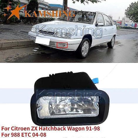 Für Citroën ZX Schrägheck Kombi 91-98 und 988 usw. 04-08 Frontstoßstangenleuchte Nebelscheinwerfer Nebellampe Nebelscheinwerfer - links