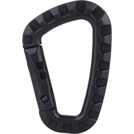 D-förmiger Bergkarabiner für Camping und Klettern, robuster Miniaturhaken zur schnellen Befestigung