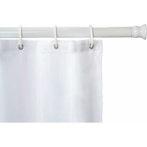 Bar Doccia Spessa 28 Millimetri Telescopico 110-185 Cm Bianco - Wenko 19.203.100 (1/5)