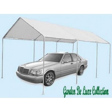 Cenador Gazebo De Acero Y Polietileno Jardin Car Park