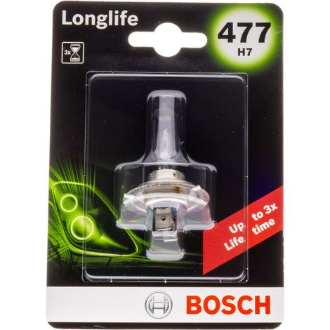 Lampadina alogena Bosch H7 12V 3000K gialla 55W PX26d, 1 pz. (1/3)