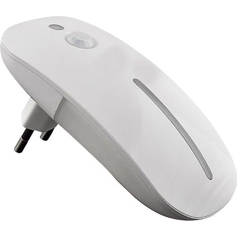 Veilleuse LED sans fil avec détecteur de mouvement et prise européenne 220 V pour couloir ou allée (1/4)