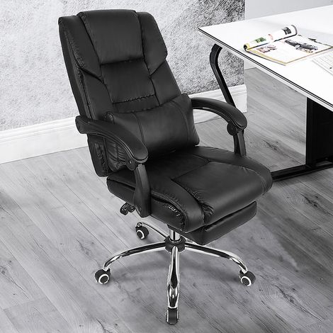 ®Fauteuil de bureau chaise de direction Dossier inclinable avec repose-Racing Chaise de Gaming (1/5)
