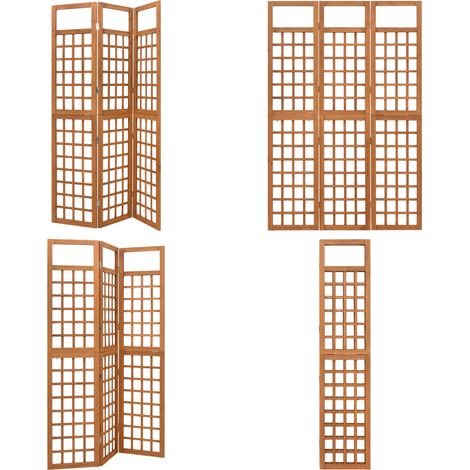 Cloison de séparation à 3 panneaux/treillis bois sapin massif - Cloison De Séparation - Séparateur De Pièce - Treillis - Jardin - Patio - Home & Living (1/5)