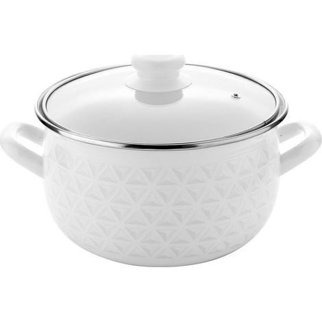 Emaille-Topf Pyza Diamond 18 cm 3 l induktionsgeeignet